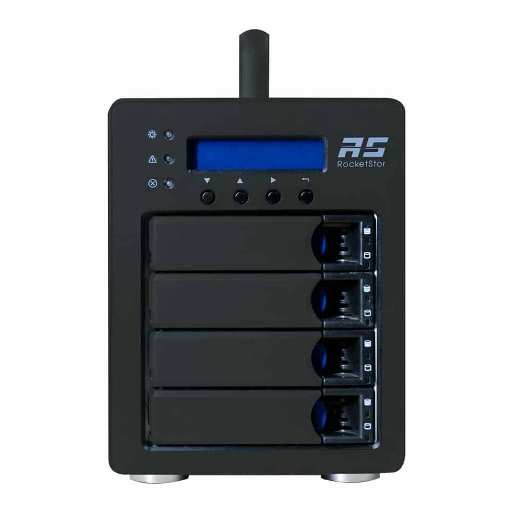 (image for) HighPoint RocketStor 6434S 4-bay SAS/SATA RAID Enclosure